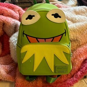 loungefly rare kermit the frog mini back pack